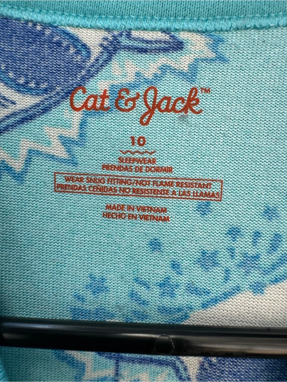 Cat & Jack Light Blue Shark Pajama Set